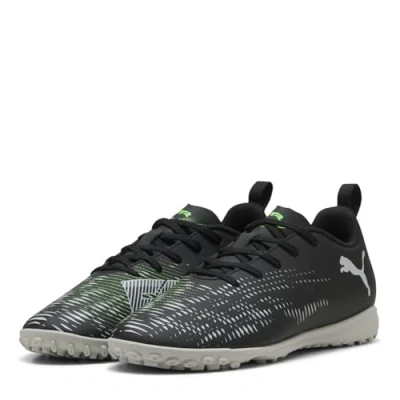 Abbildung von Puma Future 8 PLAY TT JR Unisex Fußballschuh Multinocken für Kinder, Größe: 29, Black/silver/fluo green Schuhe