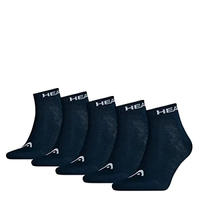 Abbildung von HEAD Unisex Quarter Socken Tennissocken, 5er Pack, Multicolor, 35 38