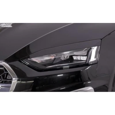 Abbildung von Scheinwerferblenden kompatibel mit Audi A5 (F5) 2016 2020 &amp; Facelift (nur LED Scheinwerfer, nicht für Matrix LED) (ABS)