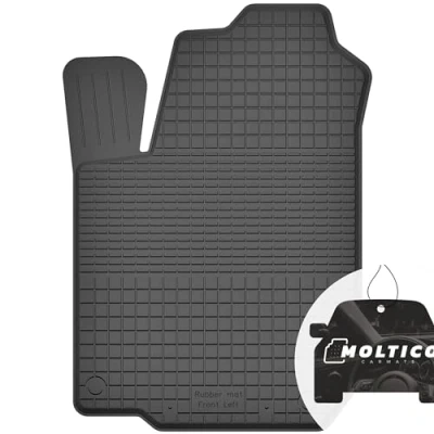 Abbildung von Fahrer Gummimatten mit Rand Auto Fußmatten Gummi Automatten Passgenau 1 teilig Set passend für Toyota Yaris II 2005 2011