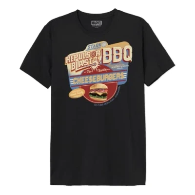 Abbildung von Marvel Herren Meblpacts004 T Shirt, Schwarz, S
