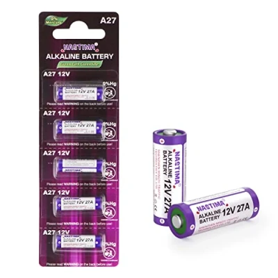 Abbildung von NASTIMA 5 Stück 27A 12V Alkalibatterie, V27A LR27A MN27 L828 A27 Batterie