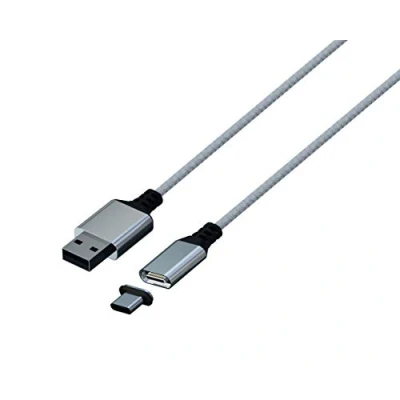Abbildung von Konix Mythics Premium Magnetladekabel 3 m Typ A zu C für Xbox Series XS Controller Schnellladung Weiß