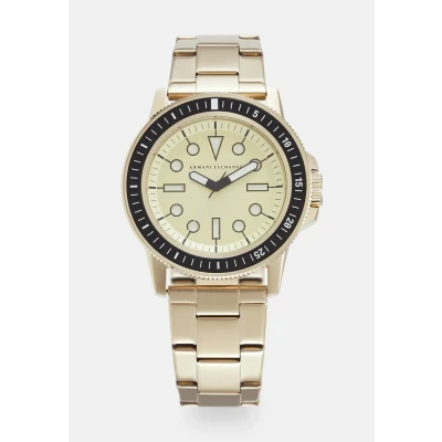 Abbildung von Armani Exchange Leonardo Uhr goldcoloured, Herren, Größe: One Size, Gold coloured