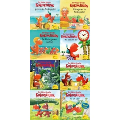 Abbildung von Pixi Box 288: Der kleine Drache Kokosnuss und seine Freunde (8x8 Exemplare) (288)