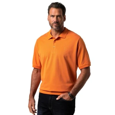 Abbildung von JP1880 Grosse BIS Brustdruck Poloshirt, Herren, Größe: 4XL, Orange