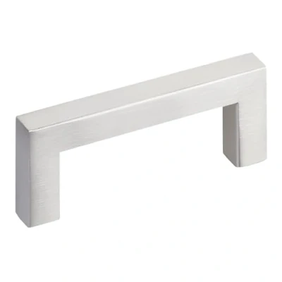 Abbildung von SO TECH® Möbelgriff E8 echt Edelstahl Profil eckig Stangengriff, inkl. Schrauben (10 St), 10 Stück, gebürstet, BA 64 mm