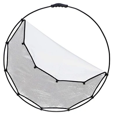 Abbildung von Manfrotto LL LR3320 HaloCompact Reflektor/Diffusor, 82 cm, Soft Silver