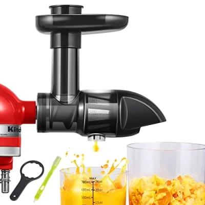 Abbildung von AMZCHEF Entsafter Aufsatz für Standmixer, Slow Juicer Zitrussaftpresse Zubehör, Kau Aufsatz, Gemüse und Obst