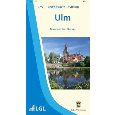 Abbildung von F525 Ulm: Blaubeuren Donau (Freizeitkarten 1:50000 / Mit Touristischen Informationen, Wander und Radwanderungen)