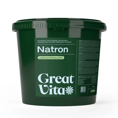 Abbildung von Natron Pulver 10 kg Backpulver E500ii Premium Qualität Ökologisches Natriumcarbonat, Hochreine Lebensmittelqualität GreatVita