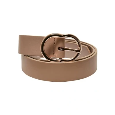 Abbildung von Urban Classics Small RING Buckle Gürtel, Größe: Medium, Beige gold