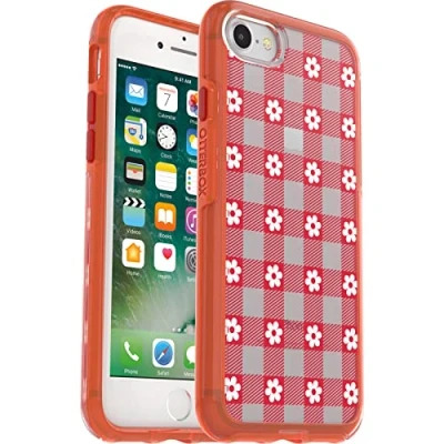 Abbildung von OtterBox Symmetry Clear Hülle für iPhone 7/8/SE 2020/SE 2022, stoßfest, sturzsicher, schützende dünne Hülle, 3X getestet nach Militärstandard, Picnic Daisy