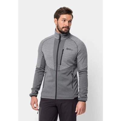 Abbildung von Jack Wolfskin Blattsteig FZ M Fleecejacke, Herren, Größe: Small, Phantom