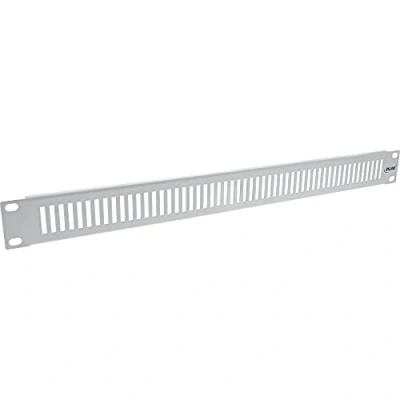 Abbildung von InLine® 19&quot; Blindplatte perforiert, 1HE, RAL 7035 grau