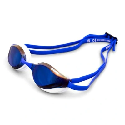 Abbildung von arena Schwimmbrille Python mirror blue white, (1 St), Anti Fog Beschichtung und UV Schutz