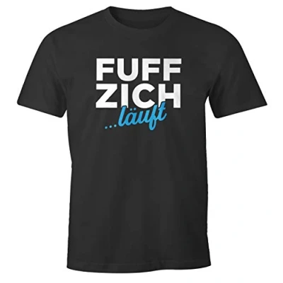 Abbildung von MoonWorks Print Shirt Herren T Geschenk für Männer zum 50. Geburtstag Aufdruck Fuffzich ...läuft MoonWorks® mit