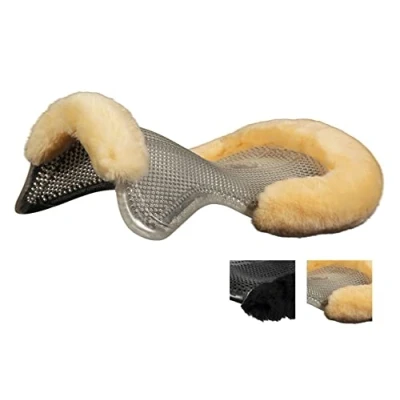 Abbildung von Acavallo Gelpad mit Lammfell Transparent