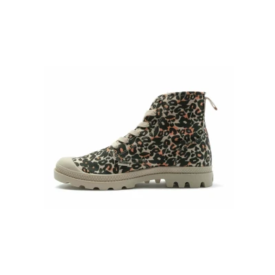 Abbildung von Palladium Pampa HI WILD Schnürstiefelette, Damen, Größe: 36, Beige Schuhe