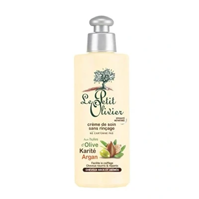 Abbildung von Le Petit Olivier Pflege Haar Pflegecreme ohne Ausspülen Ölen Olivenöl, Shea Argan geschädigtes und trockenes 200 ml