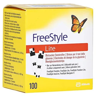 Abbildung von Freestyle Lite Teststreifen ohne Codiere 100 St