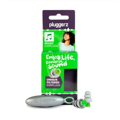 Abbildung von Pluggerz Music Enjoy Musik Ohrstöpsel, gray, M