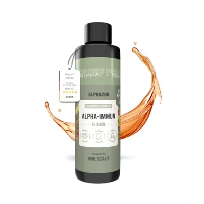 Abbildung von alphazoo Alpha Immun Futteröl für Katzen 250 ml