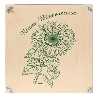 Abbildung von Bartl 101669 Riesen Blumenpresse aus Holz 30 cm x Top Qualität. Made in Germany.
