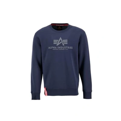 Abbildung von Alpha Industries Basic Sweatshirt, Herren, Größe: XS, Navy