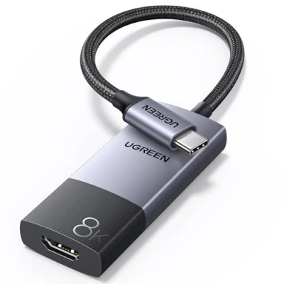 Abbildung von UGREEN USB C HDMI Adapter 8K@60Hz 4K@144Hz 2K@240Hz, Thunderbolt 3/4 auf Kompatibel mit iPhone 15 Plus Pro Max MacBook Air M3 M2 iPad Galaxy S24 S23 Ultra