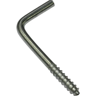 Abbildung von Schraubenhaken, GARDINIA, Vitragenstangen, (Set, 20 St), Serie Vitragestange flachoval Ø 11 mm