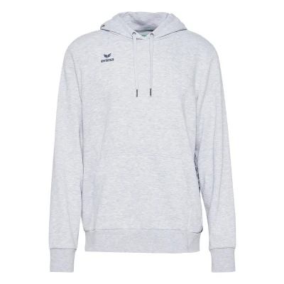 Abbildung von Erima Essential TEAM Kapuzenpullover, Herren, Größe: Small, Hellgrau melange/slate grey