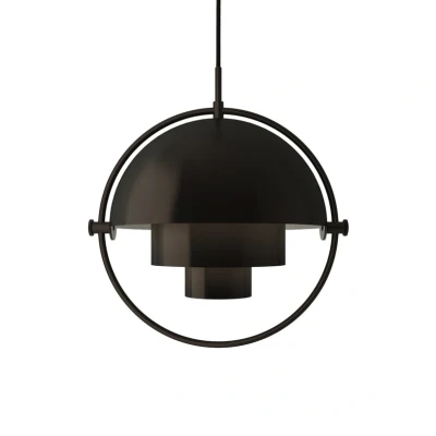 Abbildung von GUBI Hängeleuchte Multi Lite, Ø 36 cm, schwarz/schwarz