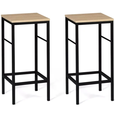 Abbildung von IDMarket 2 Stück Barhocker Detroit Design Industriel
