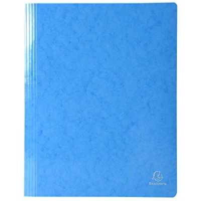 Abbildung von Exacompta 380806B Schnellhefter (Iderama, beschichteter Premium Manila Karton, wasserabweisend, 355g, A4) 1 Stück hellblau