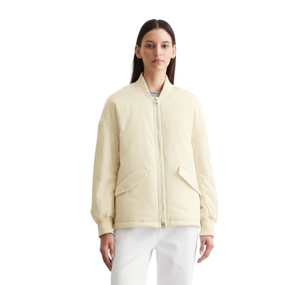 Abbildung von Marc O&#039;Polo Relaxed Bomberjacke, Damen, Größe: 38, Dry sand
