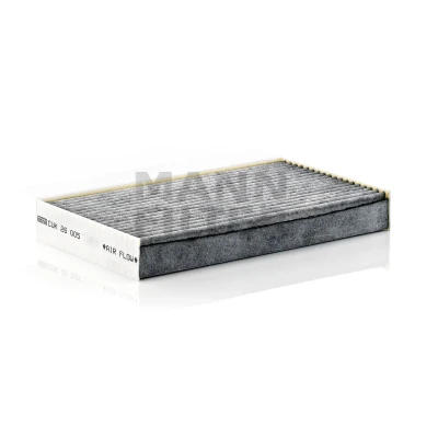 Abbildung von MANN FILTER CUK 26 005 Innenraumfilter Aktivkohlefilter 260 150 35 RENAULT: Megane 3 Coupe, Schrägheck, CC