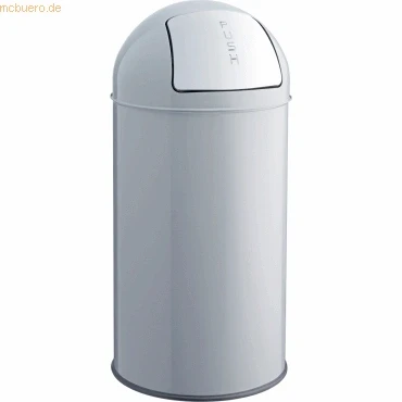 Abbildung von helit H2401487 Push Abfallbehälter „the dome“ 50L, mittelgrau
