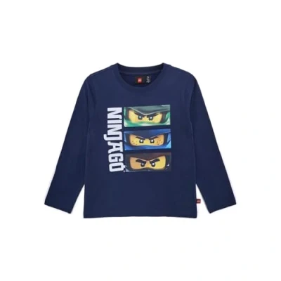 Abbildung von Lego Ninjago T Shirt für Kinder Kurzarm Jungen 100% weicher Baumwolle 104 Dark Navy