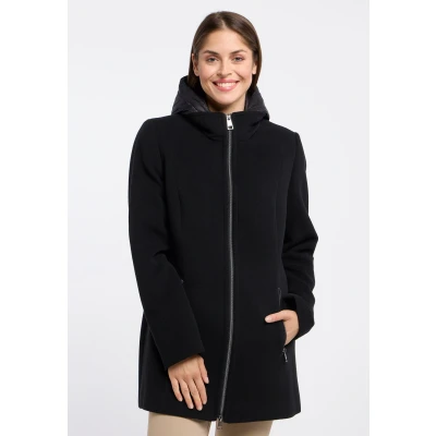 Abbildung von Barbara Lebek Wolljacke mit Kapuze