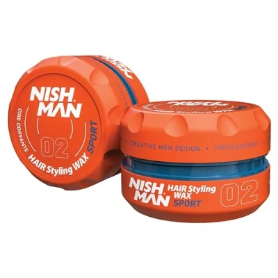Abbildung von NISHMAN 02 Hair Styling Wax Sport orange 150 ml XL