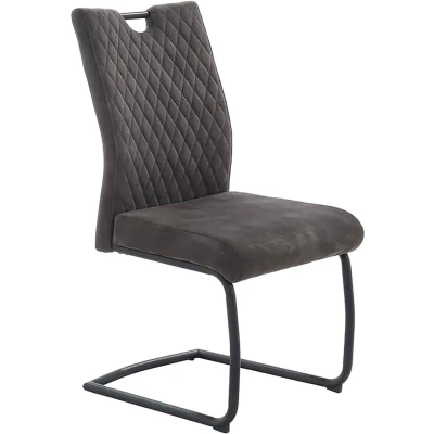 Abbildung von Jockenhöfer Gruppe Freischwinger &quot;Bonnie&quot;, (Set), 2 St., Microfaser, Bis 150kg belastbar, XL Sitzbreite, praktischer Griff im Rücken