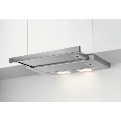 Abbildung von AEG Flachschirmhaube &quot;DPS362AS&quot;, Serie 5000, Abluft und Umluftbetrieb, LED Beleuchtung, Best In Class Montage