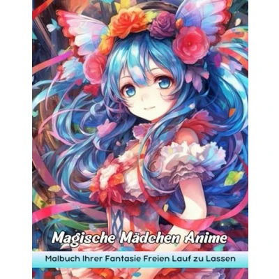 Abbildung von Magische Mädchen Anime: Erwachsene Malbuch Mit Magischen Anime Für Stressabbau Und Entspannung