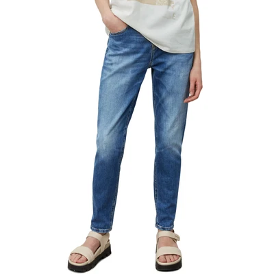 Abbildung von Marc O&#039;Polo Denim Freja Jeans Relaxed Fit, Damen, Größe: 27x30, Stone melange