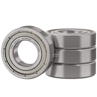 Abbildung von XiKe 4 Stück 6003ZZ Kugellager 17x35x10mm Chromstahl und Vorgeschmiert, 6003 2Z Rillenkugellager mit Metall Doppeldichtungen.