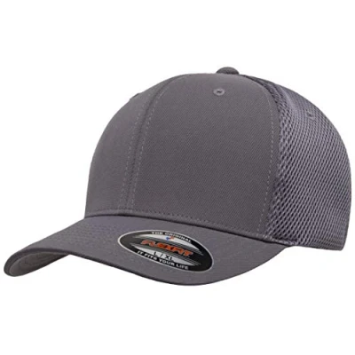 Abbildung von Flexfit Unisex Erwachsene Ultrafibre Airmesh Fitted Trucker Mütze, grau dunkel, S/M