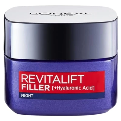 Abbildung von L&#039;Oréal Revitalift Filler Deep Replumping Anti Ageing Nachtcreme 50 ml (leicht beschädigte Box)