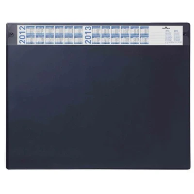Abbildung von Durable Schreibunterlage (mit austauschbarer Abdeckung, 650 x 520 mm) 1 Stück, dunkelblau, 720507