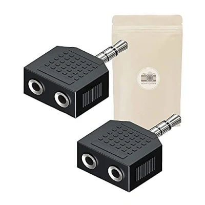 Abbildung von 2X Doubler Jack 3.5mm Audio Adapter